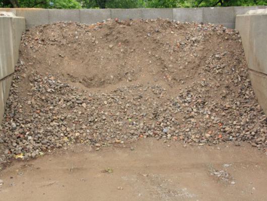 Recycling im Betonlager