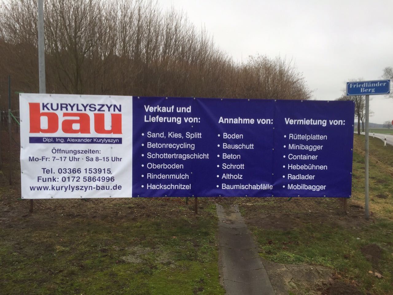 Leistungsbeschreibung RCZ auf Plane